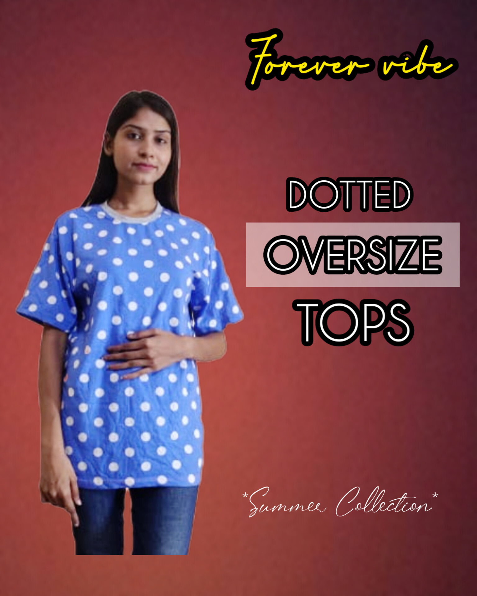 Dotted Oversize Top 2