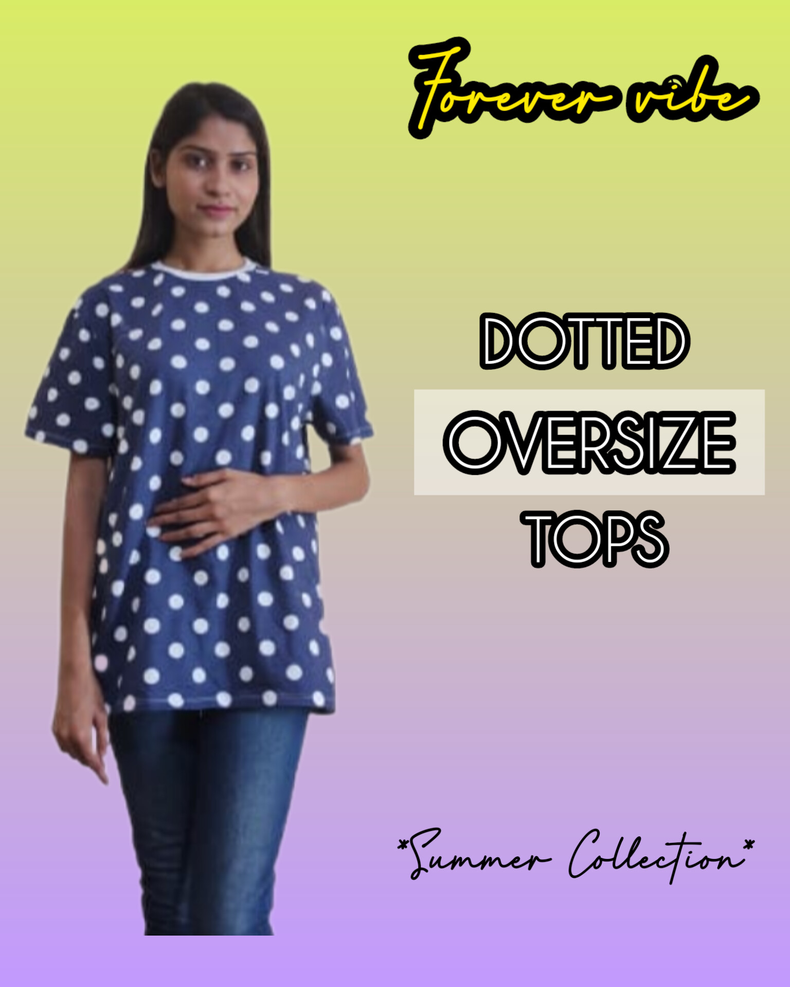 Dotted Oversize Top 3